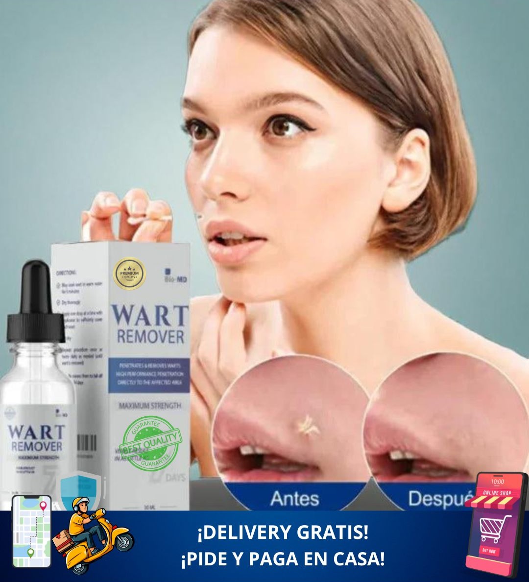 Wart Remover - Elimina las verrugas en 2 semanas