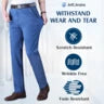 JettJeans3 - Vaqueros elásticos clásicos de corte recto para hombre