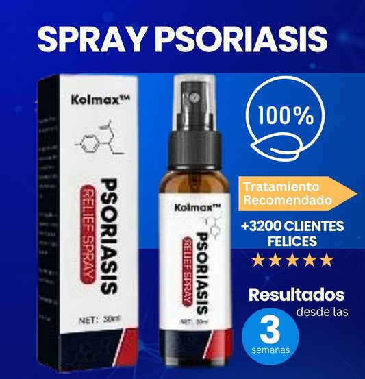 Spray Psoriasis B® TRATAMIENTO ANTIFÚNGICO |Elimina Tiña Inguinal Y Hongos en la Piel